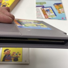 Sesame Street 123 Nintendo NES UNTESTED Game Complete box + manual insert clean