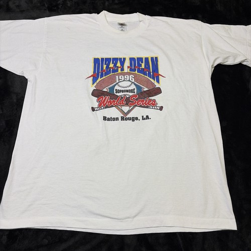 Vintage 90’s Dizzy Dean Sophomore World Series Baton Rouge, LA. 2XL T-Shirt USA