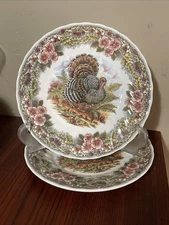 2 Churchill Myott Factory 8” Thanksgiving Plates