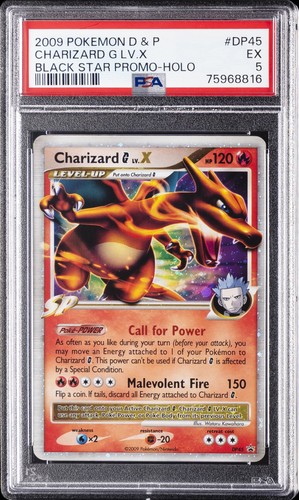 Charizard G LV.X graded PSA 5 for sale on eBay