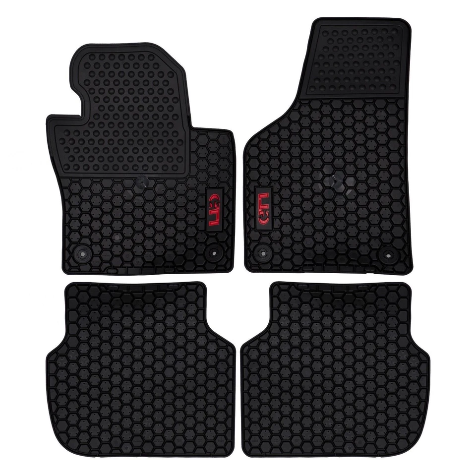 2011-2018 VW Jetta GLI Honey Comb Floor Mat (Round Clips Only) 5C7-061-550-B-041 - Imagem 2 de 4