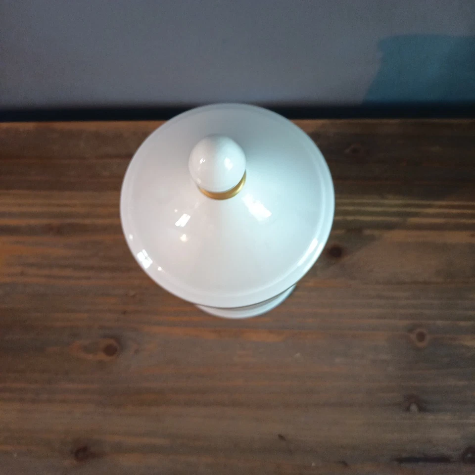 Pot à Pharmacie elect: Lenitiv: Ancien Metadier Apothicaire Porcelaine Limoges - Photo 3/4