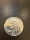 1971 Eisenhower dollar - Silver