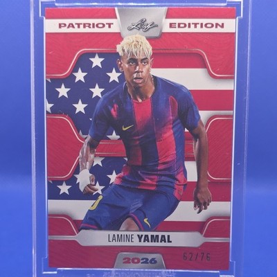 ⚽️Leaf 2026 Patriot Edition Lamine Yamal FC Barcelona P-34 62/76