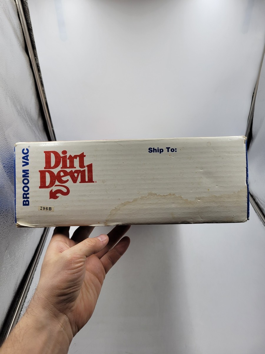 Vintage Dirt Devil Broom VAC BV2000 New Damaged Box Read | eBay