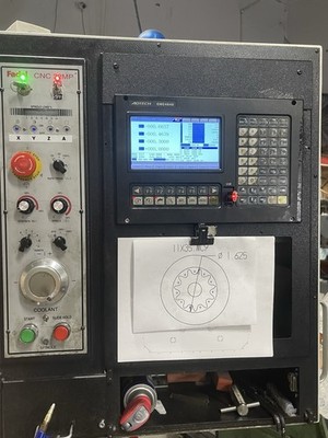 Fadal  2216 w/new control 4020 CNC Vertical Machining Center CNC CAT40  7500RPM