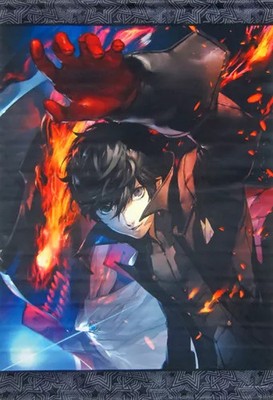 Enterbrain Persona 5 Main Character B2 Tapestry Ver C Ebten Exclusive Goods