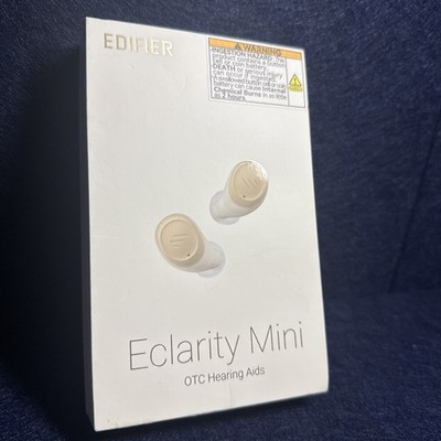 Eclarity Mini Edifier Hearing Aid Amps OTC Bluetooth White Recharge