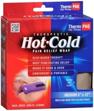 ThermiPaq Therapeutic Hot & Cold Pain Relief Wrap Medium 1ct