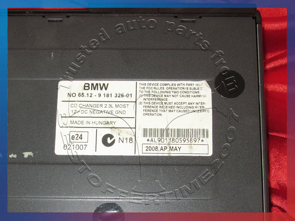 BMW E81 E87 E90 E91 1 3'ies CD CHANGER COMPLETE WITH MAGAZINE 6 DISC BOX 9181326 eBay