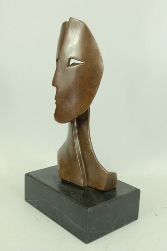 Picasso Male with Faces Cubism Design Outfit Bronze Sculpture Statue Figure Deal - Picture 5 of 6