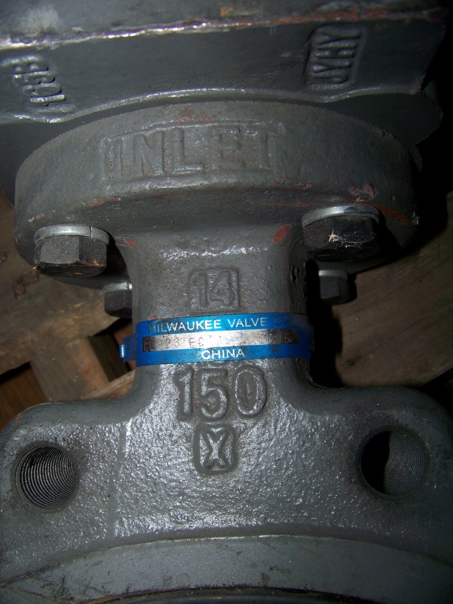 Milwaukee Valve Co. 165B JYHY Cast Iron Butterfly Valve 12