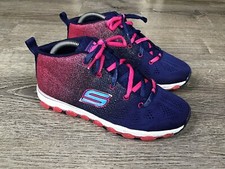 Skechers sport Youth Girls Size 4 Purple Pink sneakers 80014L Junior Shoes