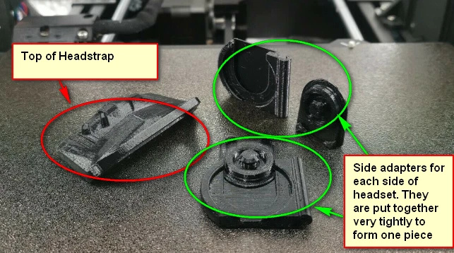 for Pimax 5K/8K/XR/BE + Vive DAS (Deluxe Audio Strap) Adapter kit - Image 3 of 4