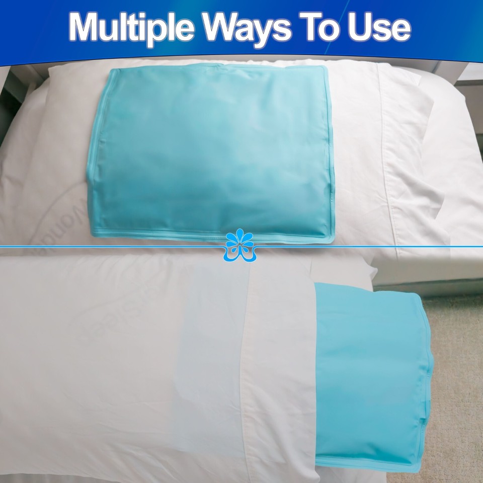 Cooling Chill Pillow Pad Insert with Durable NonLeaking Gel eBay