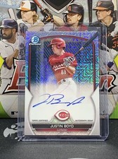 2023 Bowman Chrome MOJO Refractor JUSTIN BOYD On Card auto autograph signed