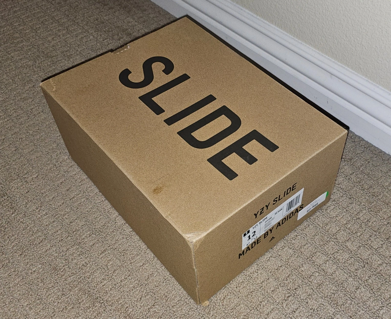 Yeezy Slides solo scatola vuota (taglia 12 colore sale)