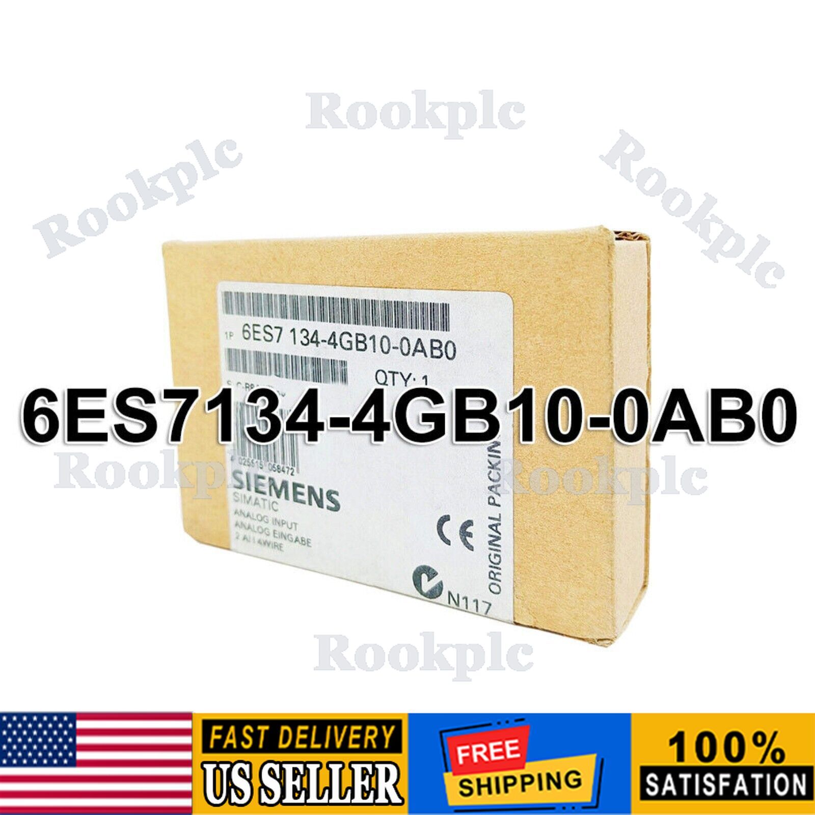 New Siemens 6ES7134-4GB10-0AB0 ELECTRONIC MODULE FOR ET 200S 6ES7 134-4GB10-0AB0