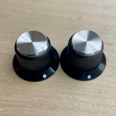 2x Cliff 1960er Spec Dallas Arbiter Fuzz Face 1/4'' Bedienknöpfe Carlsbro Park
