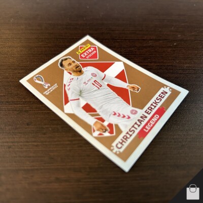 Christian Eriksen Legends Bronze Extra Sticker Panini 2022 FIFA