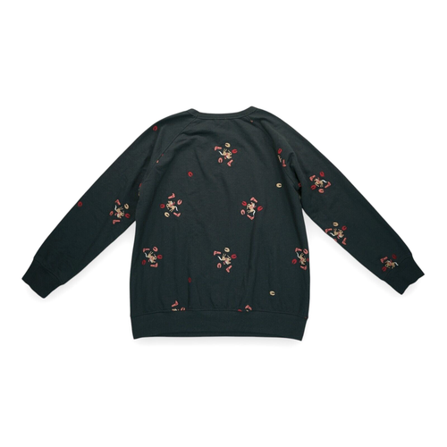 Como Vintage Womens Sweatshirt Western Embroidered Cowgirl Horse Pullover Medium - Picture 2 of 6