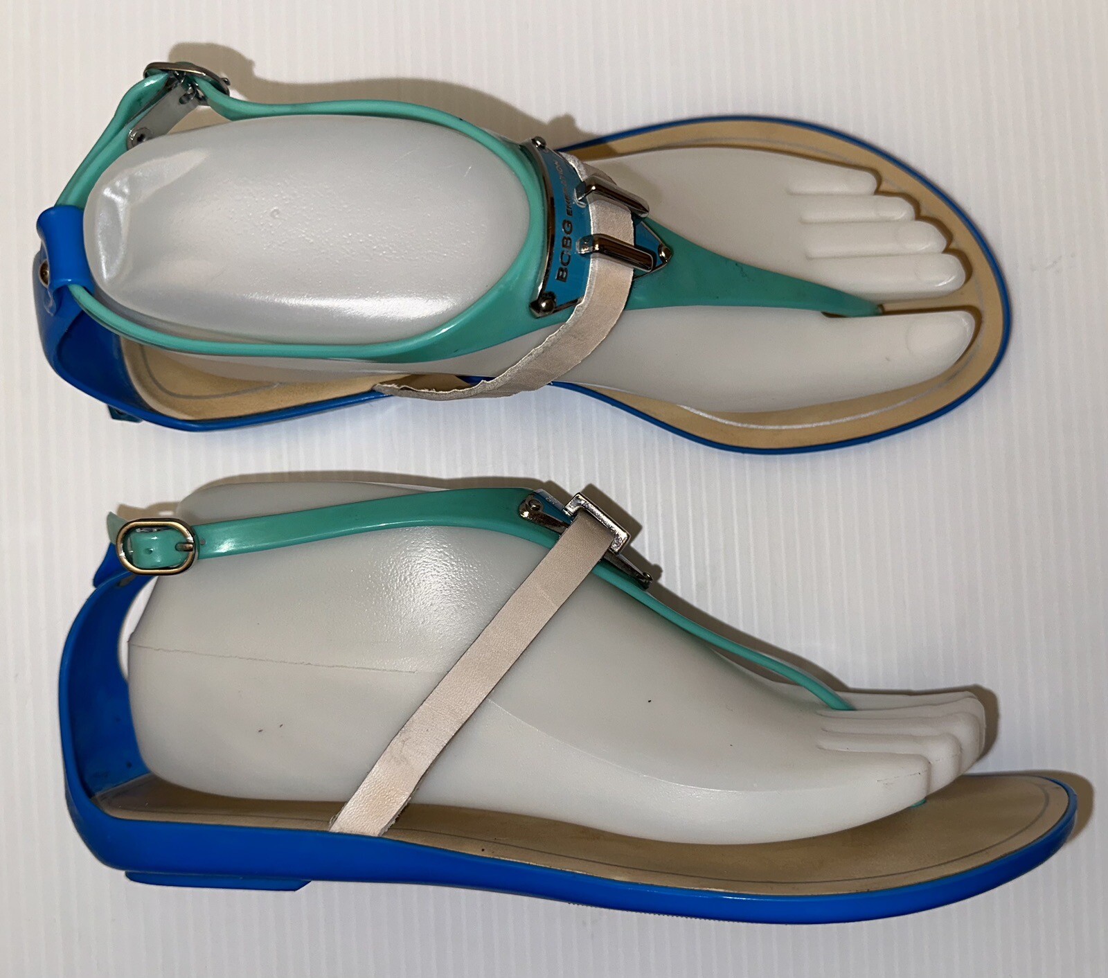 Multicolored BCBGeneration Plastic Slingback Thon… - image 2
