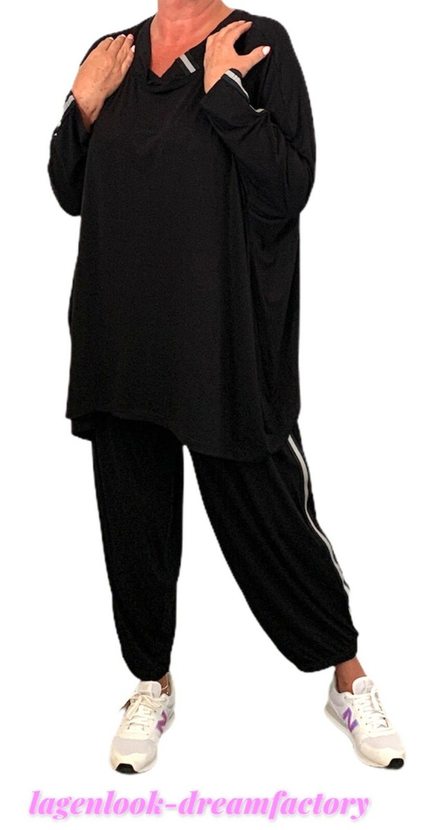 Tunique Lagenlook My Obsession - Couleur Baie-Noir - Taille 44 à 54 - Manches 3/4 - Neuf Avec étiquettes