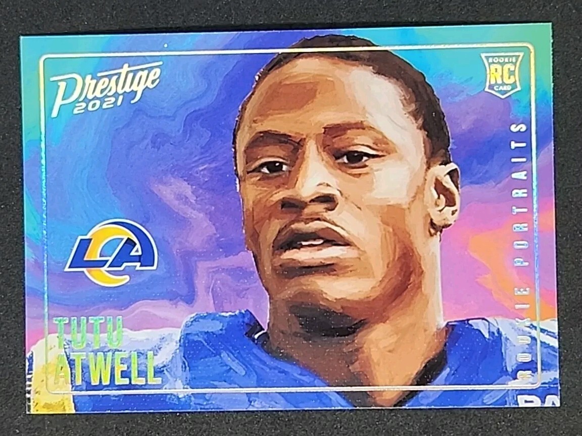 TUTU ATWELL 2021 Panini Prestige Football Rookie Portraits Case Hit SSP