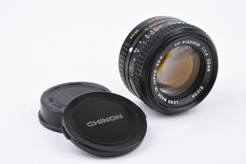 Chinon XR Rikenon 50mm F1.4 Prime Lens, Very Clean and Sharp, w/ caps - Picture 2 of 9