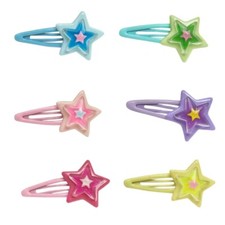 Snap Clip Hairpin Y2K Girls Headpiece Color Block Hairpin for Women Girls