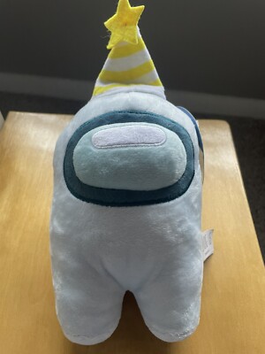 Among Us Series 2 Light Blue Crewmate Star Hat Imposter Plush Brand New w Tag