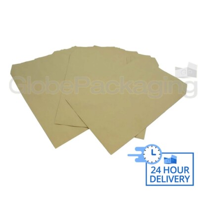 2000 x C4/A4 einfache Manilla selbstversiegelnde braune Umschläge SS 90 gsm *ANGEBOT*