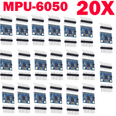 20PCS MPU-6050 Module 3 Axis Gyroscope+Accelerometer Module for Arduino MPU 6050