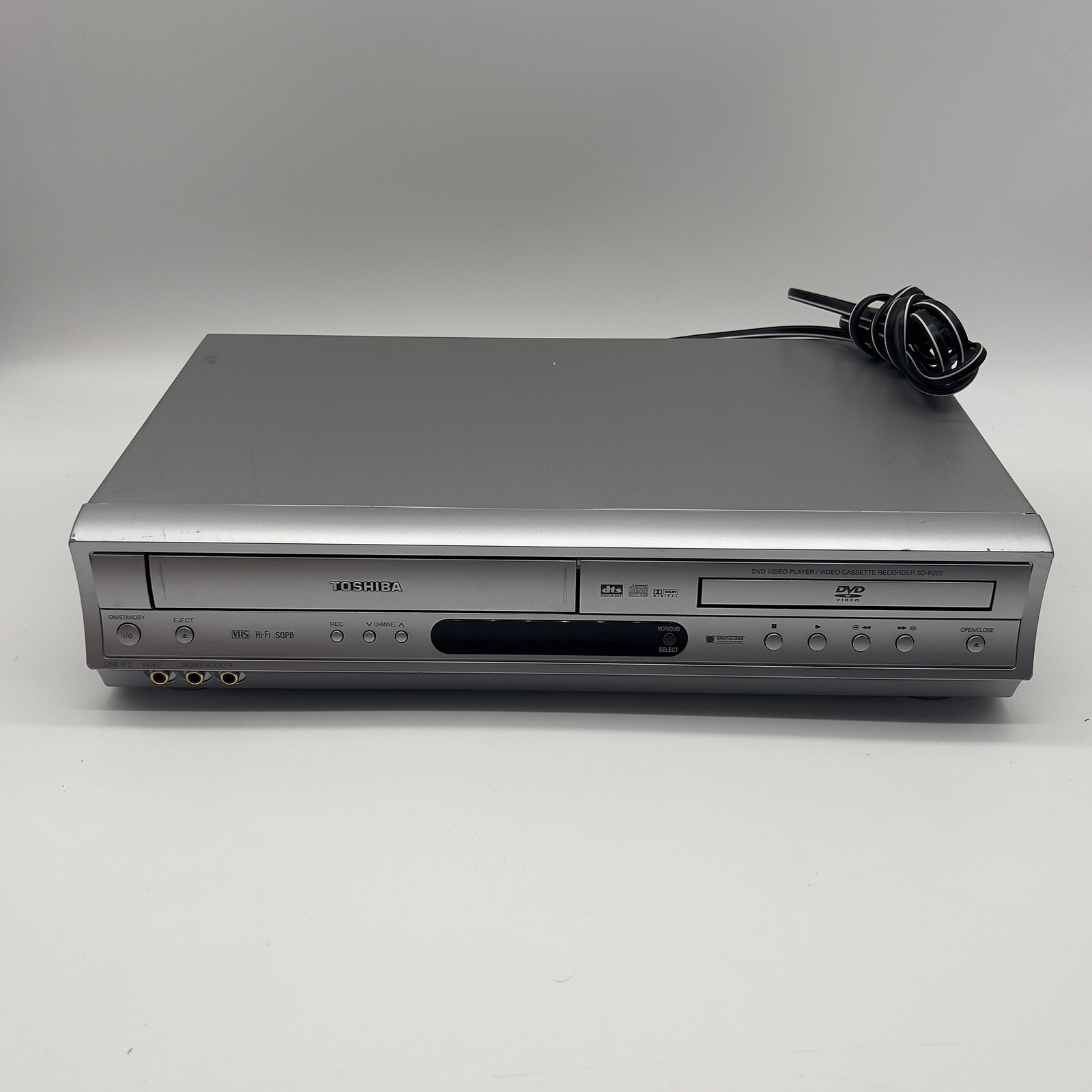 Toshiba SD-K220U DVD/VCR Combo Silver - PARTS/REPAIR