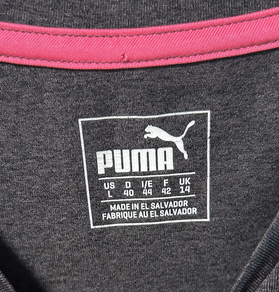 Puma Mujer Camisa Activa Atlética Gris Talla Grande Foto 2 de 3