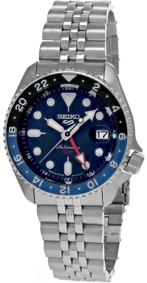SEIKO 5 Sports SKX Sports Style GMT Series 42.5MM Blue Dial Men's Watch SSK003