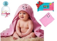 JAFRA Tender Moments Baby Cologne, Hooded PINK Towel, FREE baby wipes, GIF SET