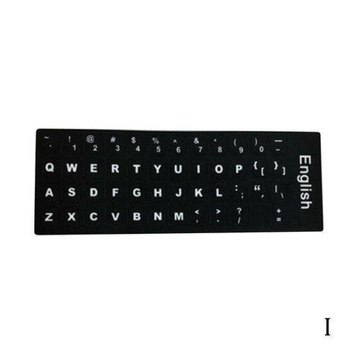 Black&White Standard Keyboard Stickers For German/English/Spanish Choose W1G6 - Picture 20 of 20
