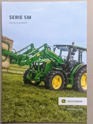 JOHN DEERE Serie 5M Traktoren Prospekt 12/2019 Schlepper Bulldog