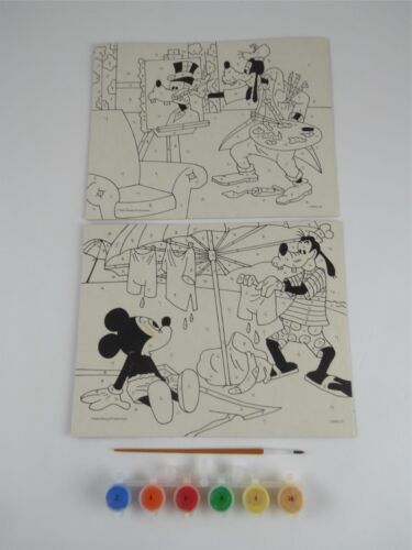 Walt Disney Goofy Paint By Numbers Kit Hasbro Model 3076 NIB - Picture 2 of 3