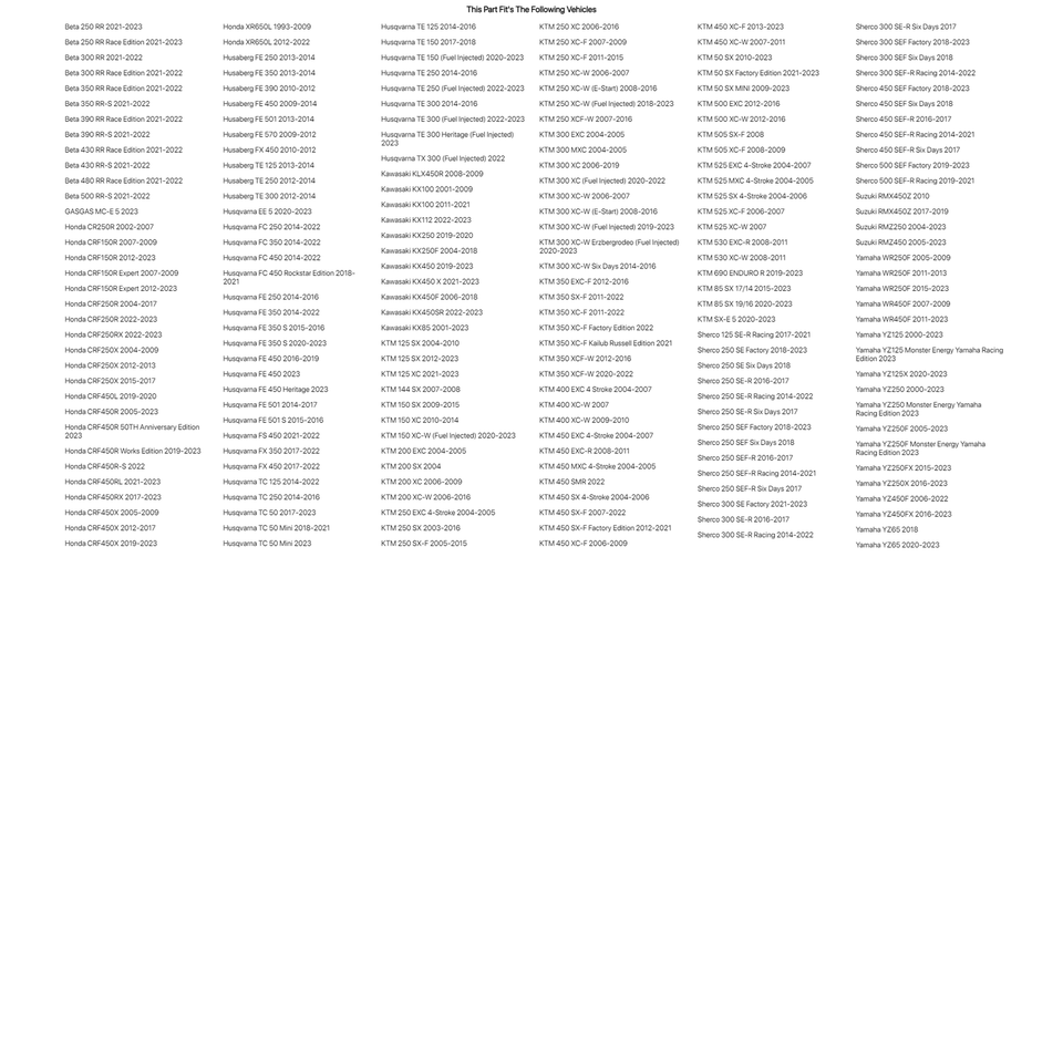 Tusk Aluminum Brake Pedal Tip – Oversized Toe Tip For YAMAHA WR250F 2005-2024, Black, 14 Stainless Teeth