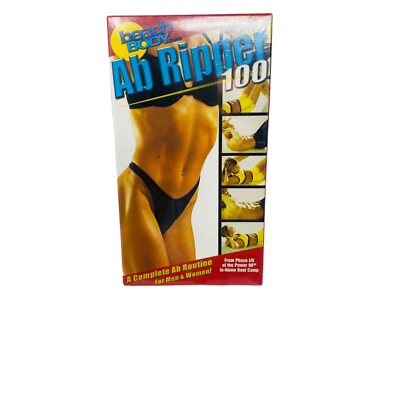 (NEW) BEACH BODY AB RIPPER 100 Men & Women (VHS TAPE) BEACHBODY