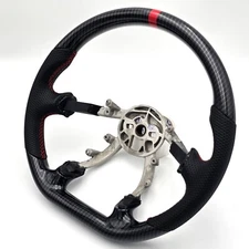 REVESOL HYDRO DIP Carbon Fiber RED Steering Wheel for 1997-2004 Corvette C5 Z06
