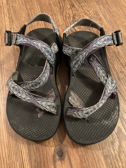Chaco Womens Size 7 Sport Sandals Toe Loop Purple Teal | eBay