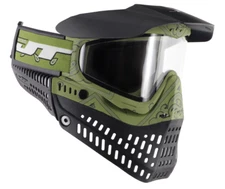 JT Proflex Goggles LE Bandana Olive w/ Clear Thermal Lens - Paintball
