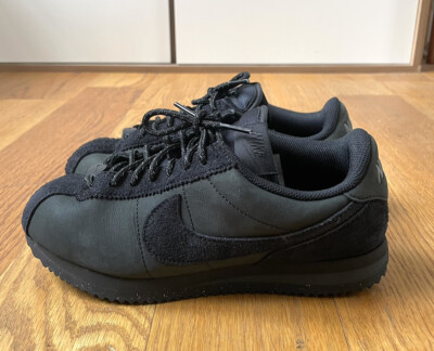 Nike Women's Cortez PRM Triple Black Shoe, FJ5465-010, Size 6.5
