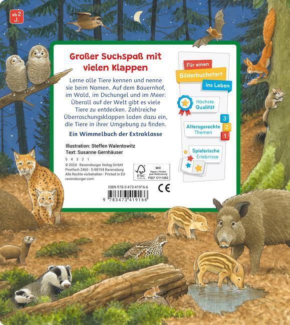 Thumbnail - Mein Sachen Suchen Wimmelbuch: Tiere Und Ihre Kinder Susanne