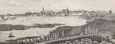 SCHWERIN - Gesamtansicht - Federlithographie um 1860