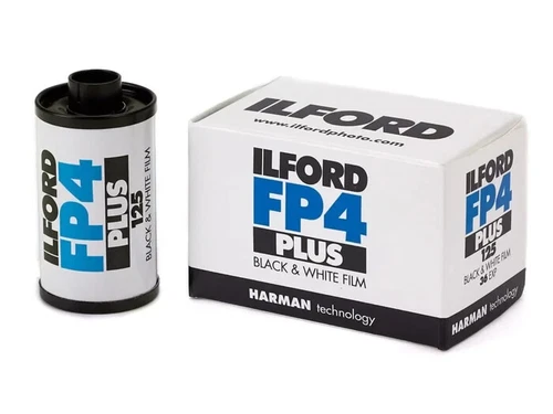 2 Rolls - ILFORD FP4 Plus 125 36exp 135 35mm Black & White Negative Film Harman