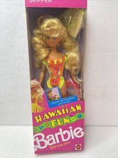Vintage NEW NIB 1990 Barbie Doll Hawaiian Fun Skipper Mattel 5942